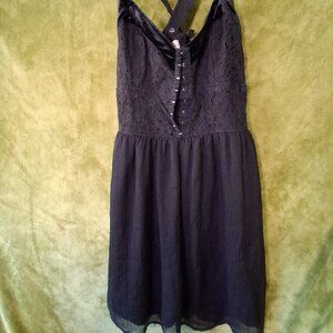 band of gypsies large black corset dress